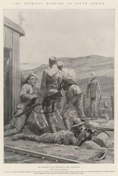 La Guerre de Guérilla en Afrique du Sud - Richard Caton Woodville junior